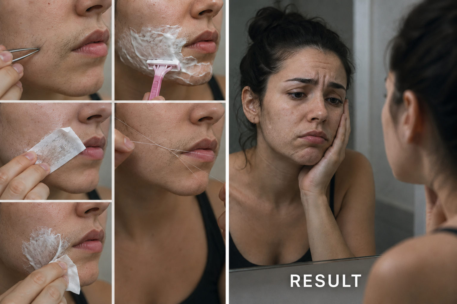 Hair removal methods and the result